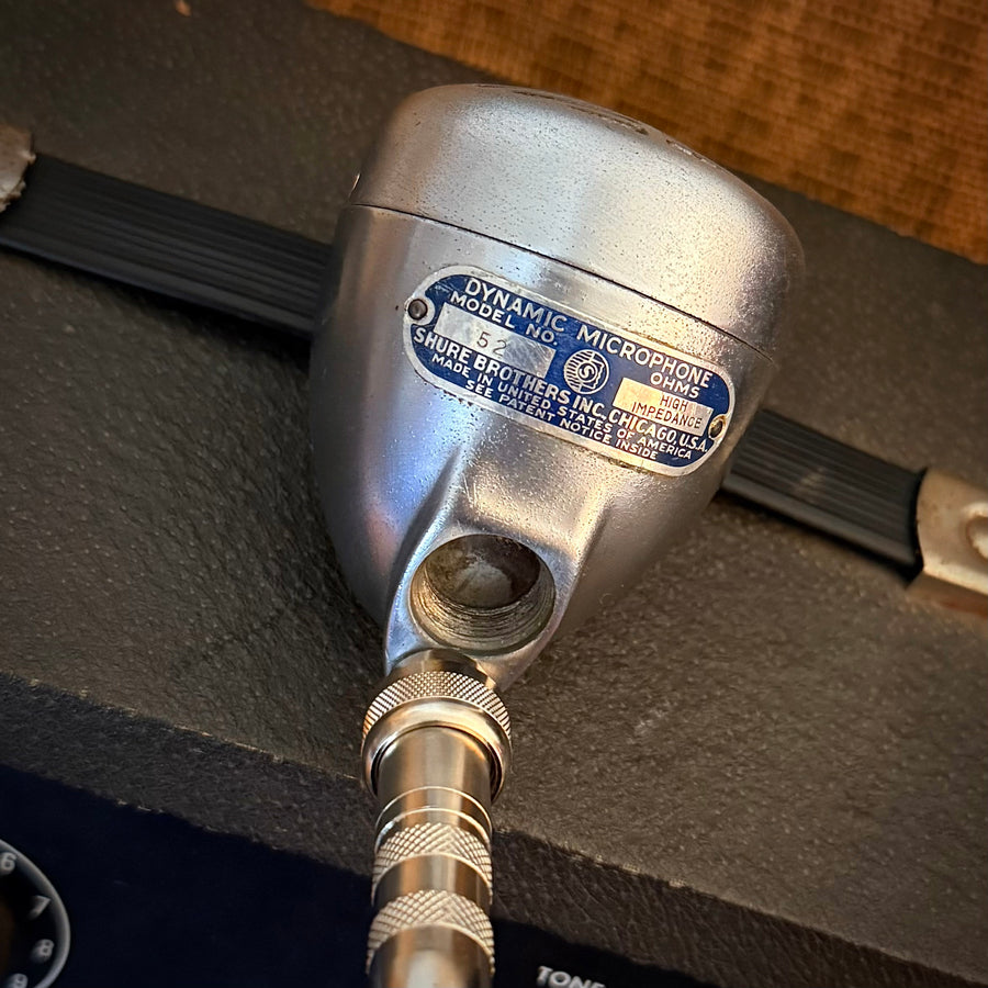 vm1750 - Shure Model 52 Satin Chrome, Vintage Dynamic