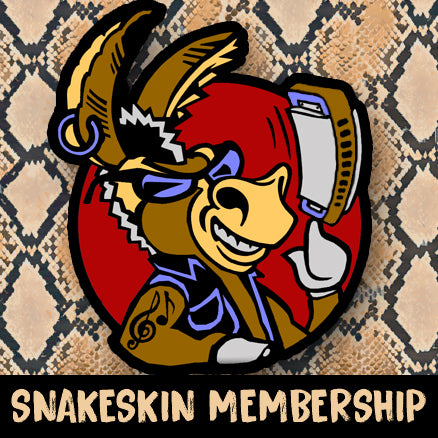 "Snakeskin" VIP Membership for BadAss Harmonica