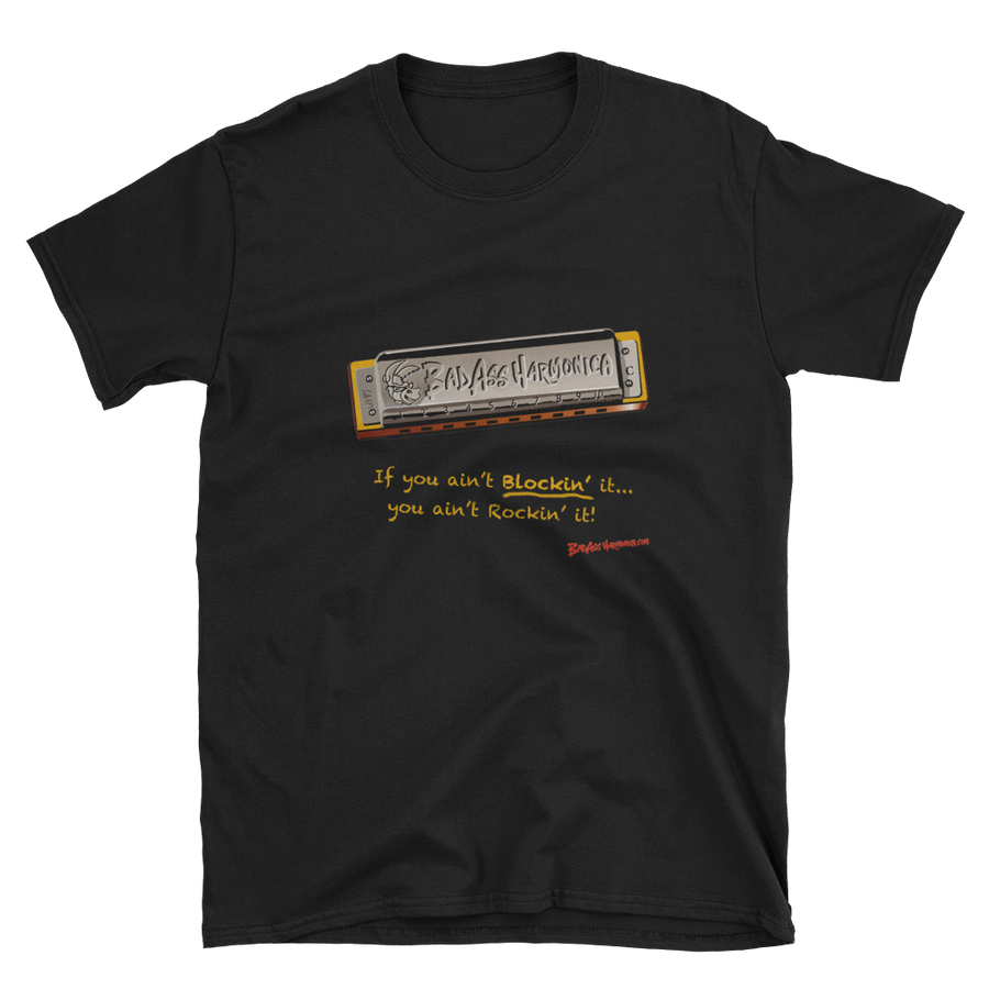 Blockin' It Harmonica T-shirt
