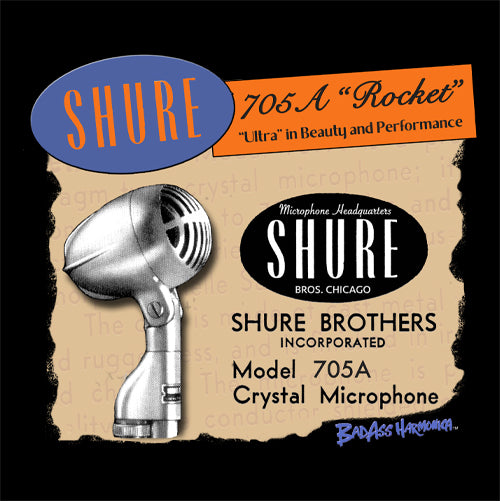 Women's Shure 705 "Rocket" Microphone T-shirt