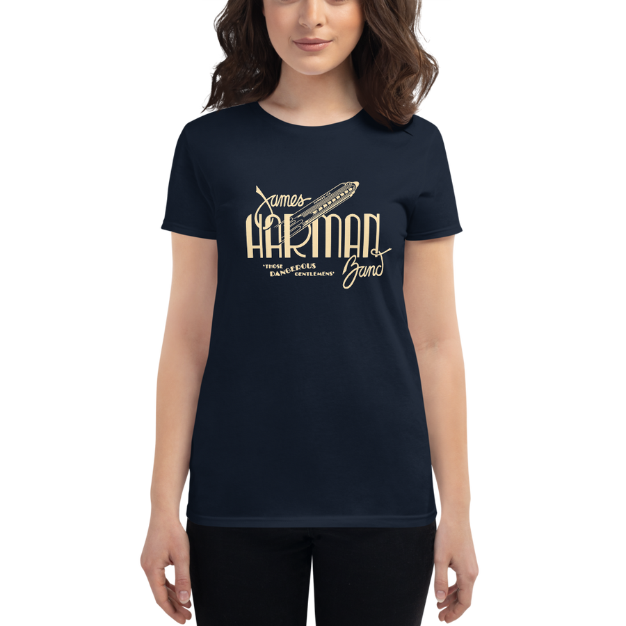 Women's James Harman Band NAVY T-shirt