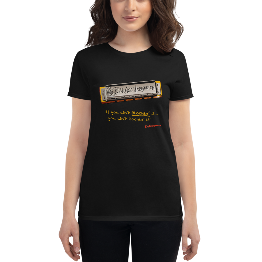 Women's Blockin' It Harmonica T-shirt