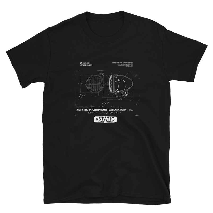 Astatic JT-30 Patent Microphone T-shirt