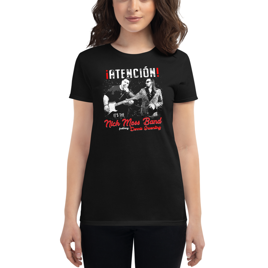 Women's Nick Moss & Dennis Gruenling "Atencion" T-shirt