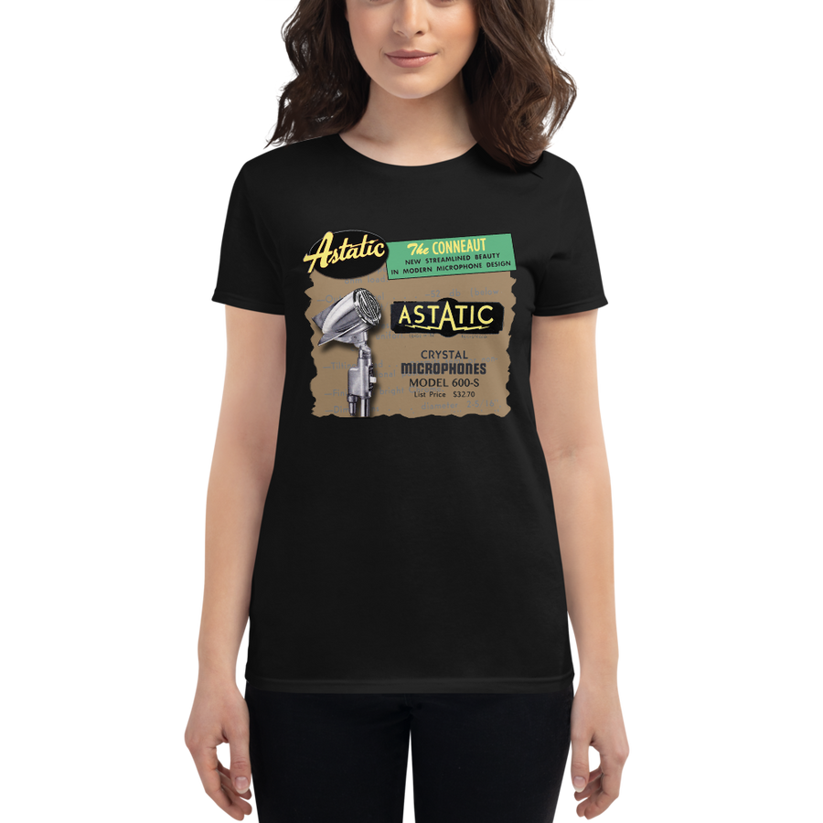 Women's Astatic 600 Microphone T-shirt #1
