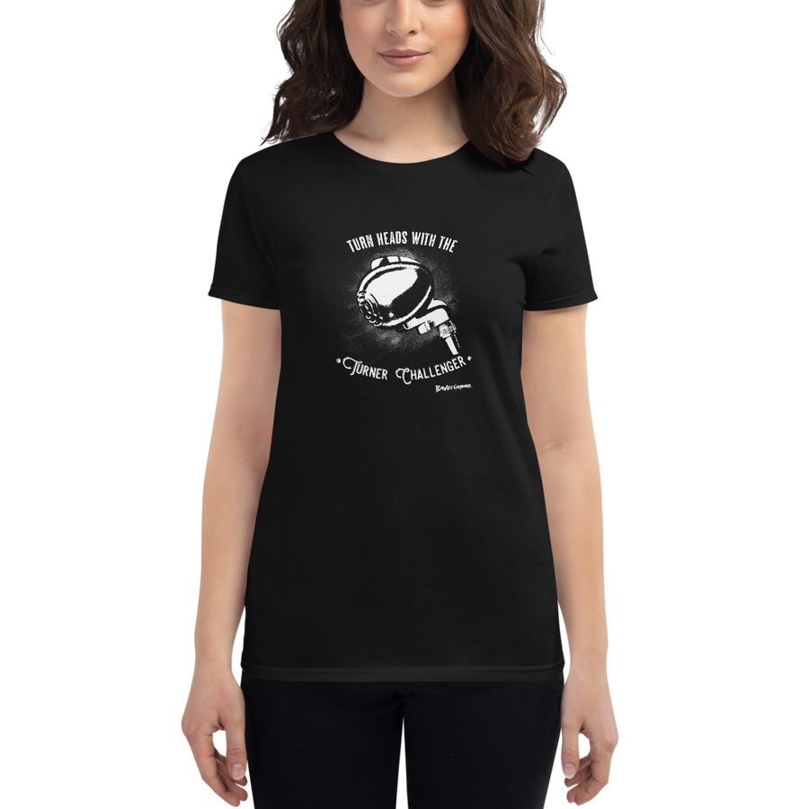 Women's Turner Challenger B&W Microphone T-shirt