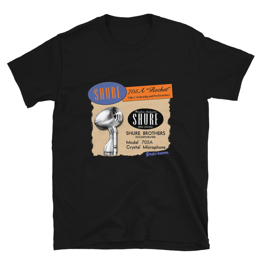 Shure 705 "Rocket" Microphone T-shirt