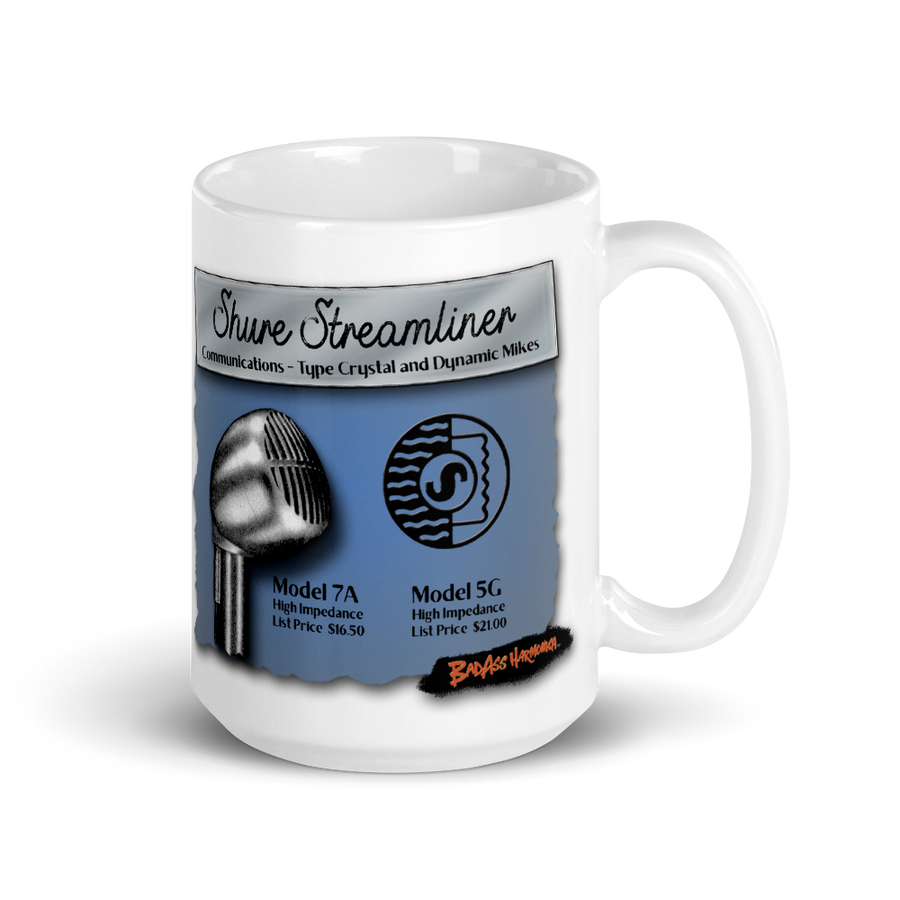Shure Streamliner Big Coffee Mug (15oz)