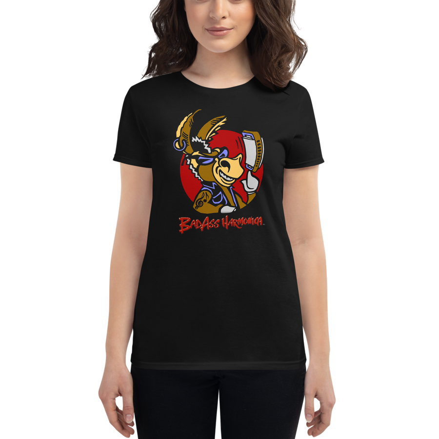 Women's BadAss Harmonica T-shirt