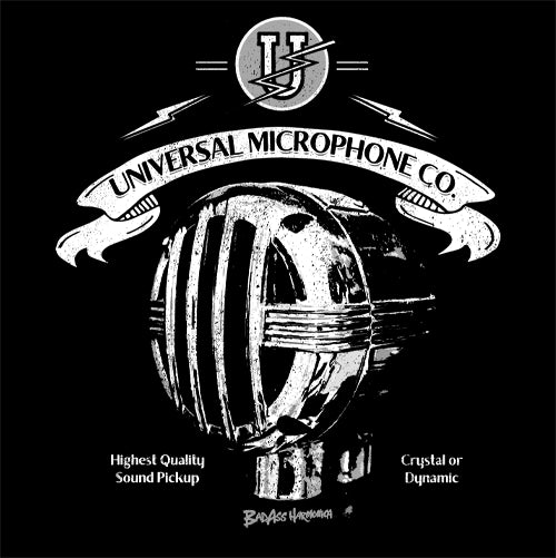 Universal Microphone retro t-shirt