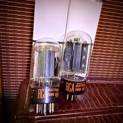 Matched Vintage 6L6GC Tubes - GE-RCA Pair 6L6