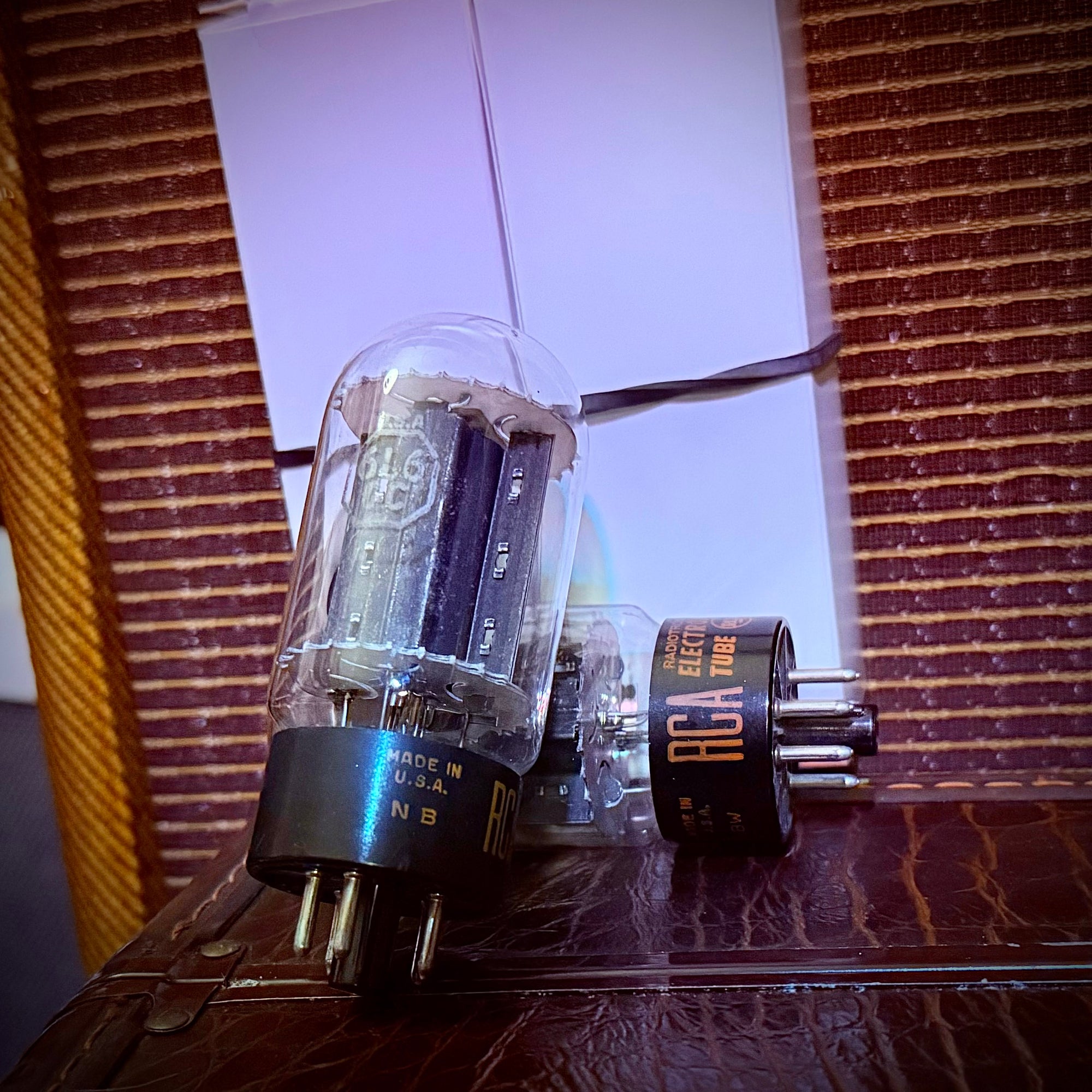 Matched Vintage 6L6GC Tubes - GE-RCA Pair 6L6