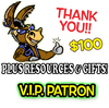 $100 Donation Registration Q&A PATRON VIP