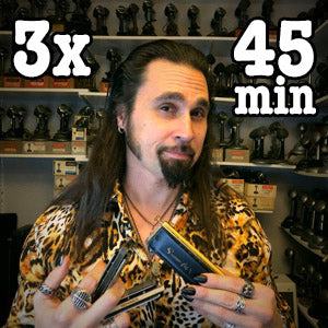 (3) 45 minute Online Harmonica Lessons