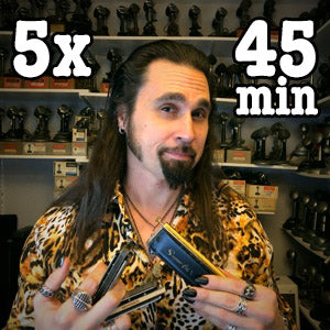 (5) 45 minute Online Harmonica Lessons