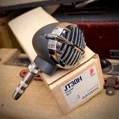 vm1734 - Astatic JT-30H in box, HOT Shure CM