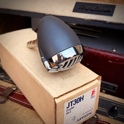 vm1734 - Astatic JT-30H in box, HOT Shure CM