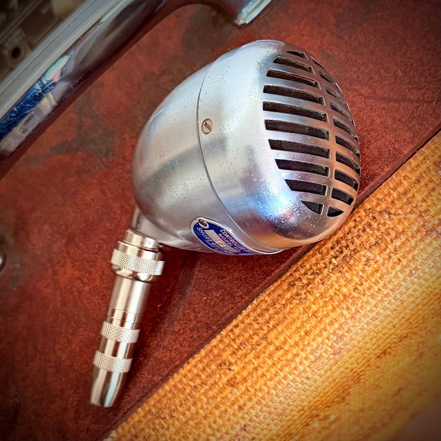 vm1776 - SUPER RARE!! Shure Satin Chrome Blue-Tag 520, 1949 CR