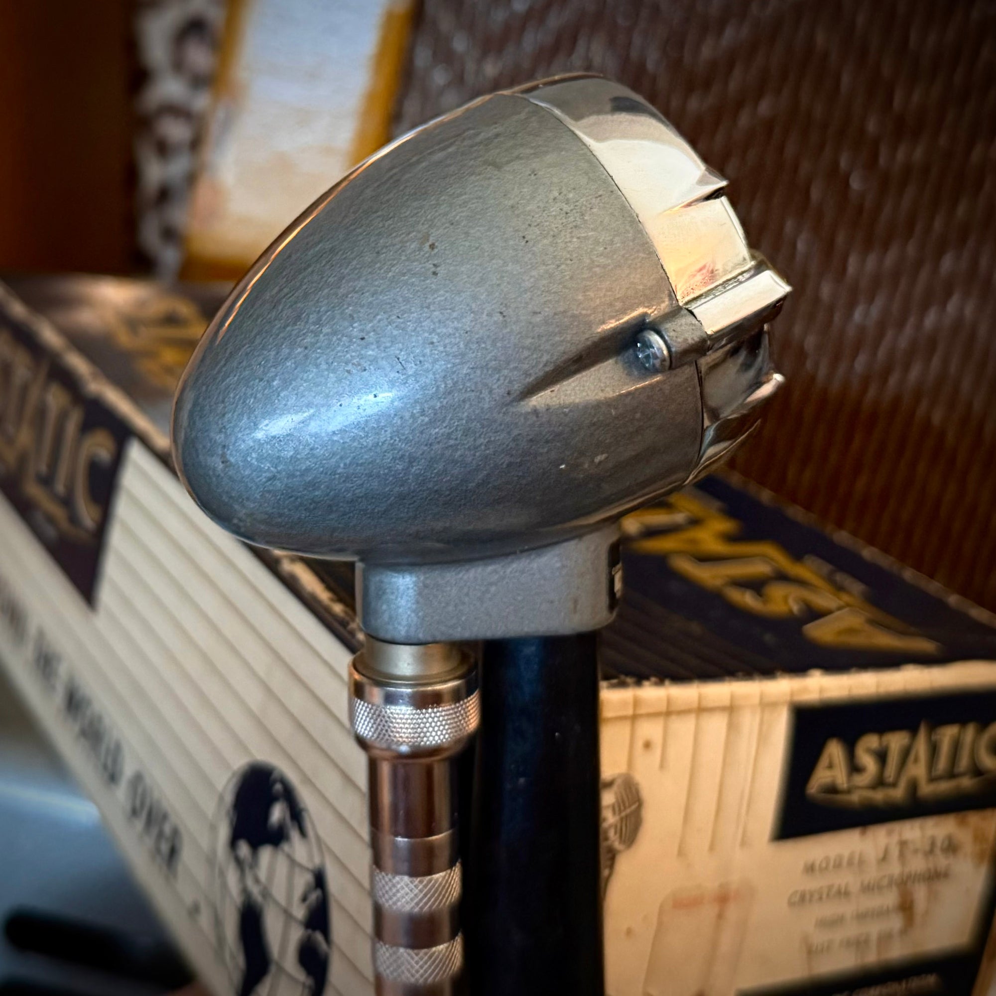 vm1792 - Astatic JT-30 in box, Vintage Crystal