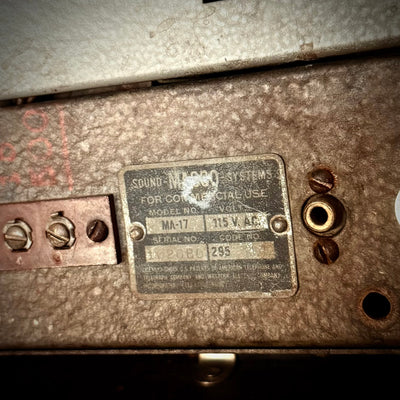 VMA1157 - Masco MA17 Amp head