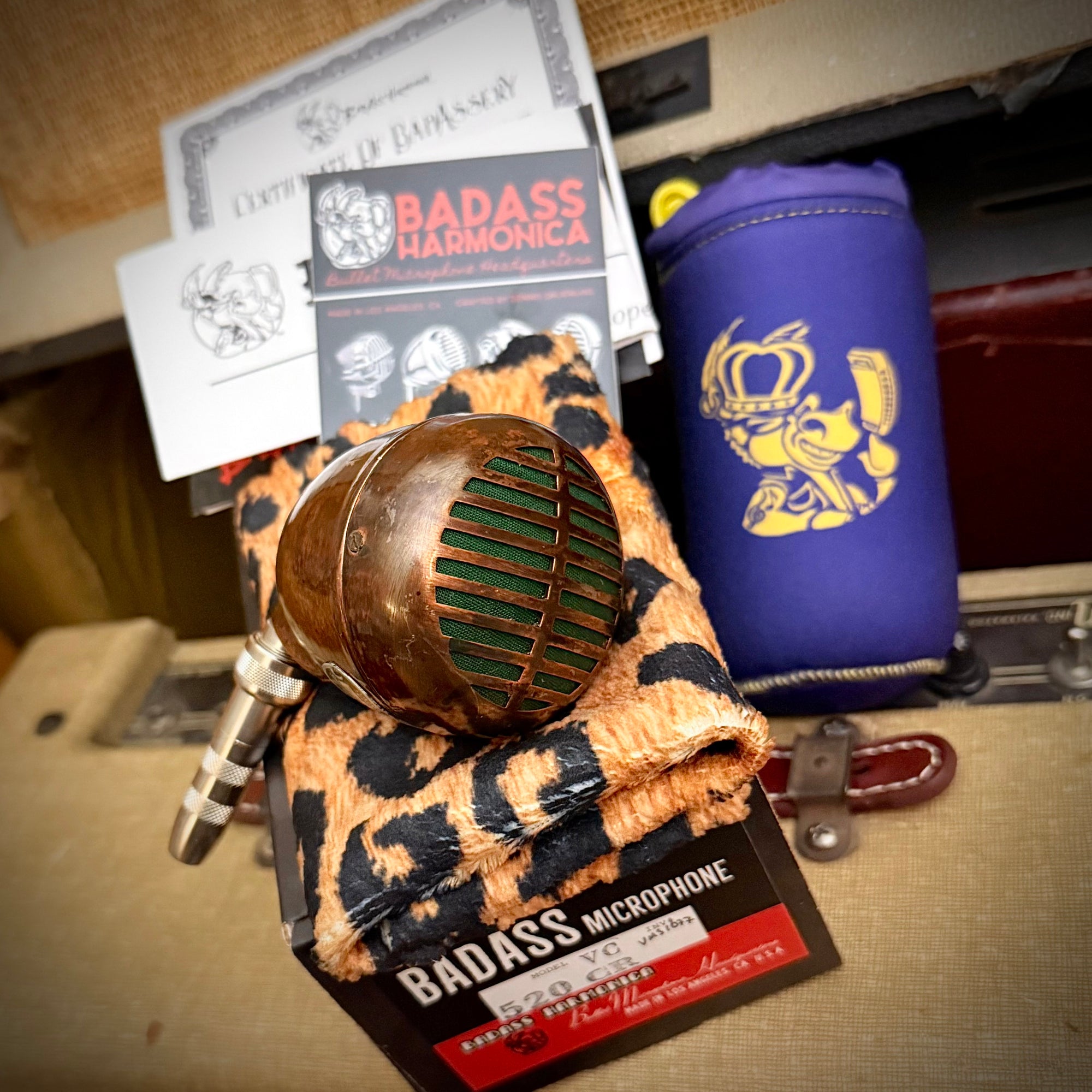 VMS1077 - Custom Copper Shure 520, Black CR