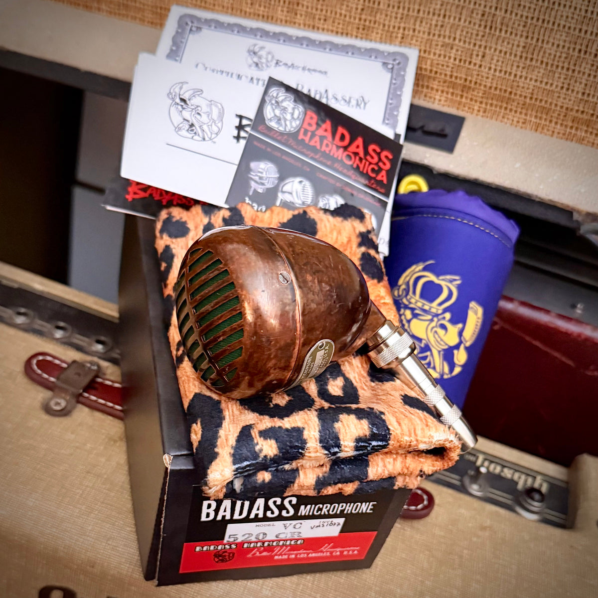 VMS1077 - Custom Copper Shure 520, Black CR