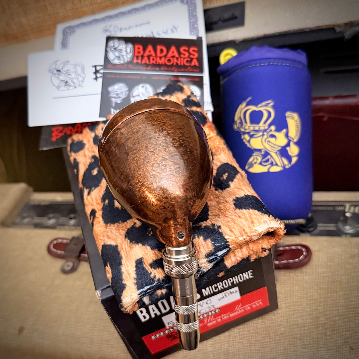 VMS1077 - Custom Copper Shure 520, Black CR