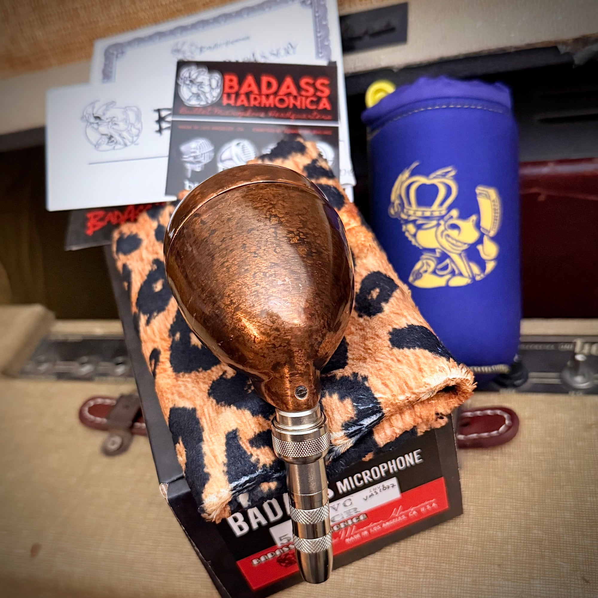 VMS1077 - Custom Copper Shure 520, Black CR