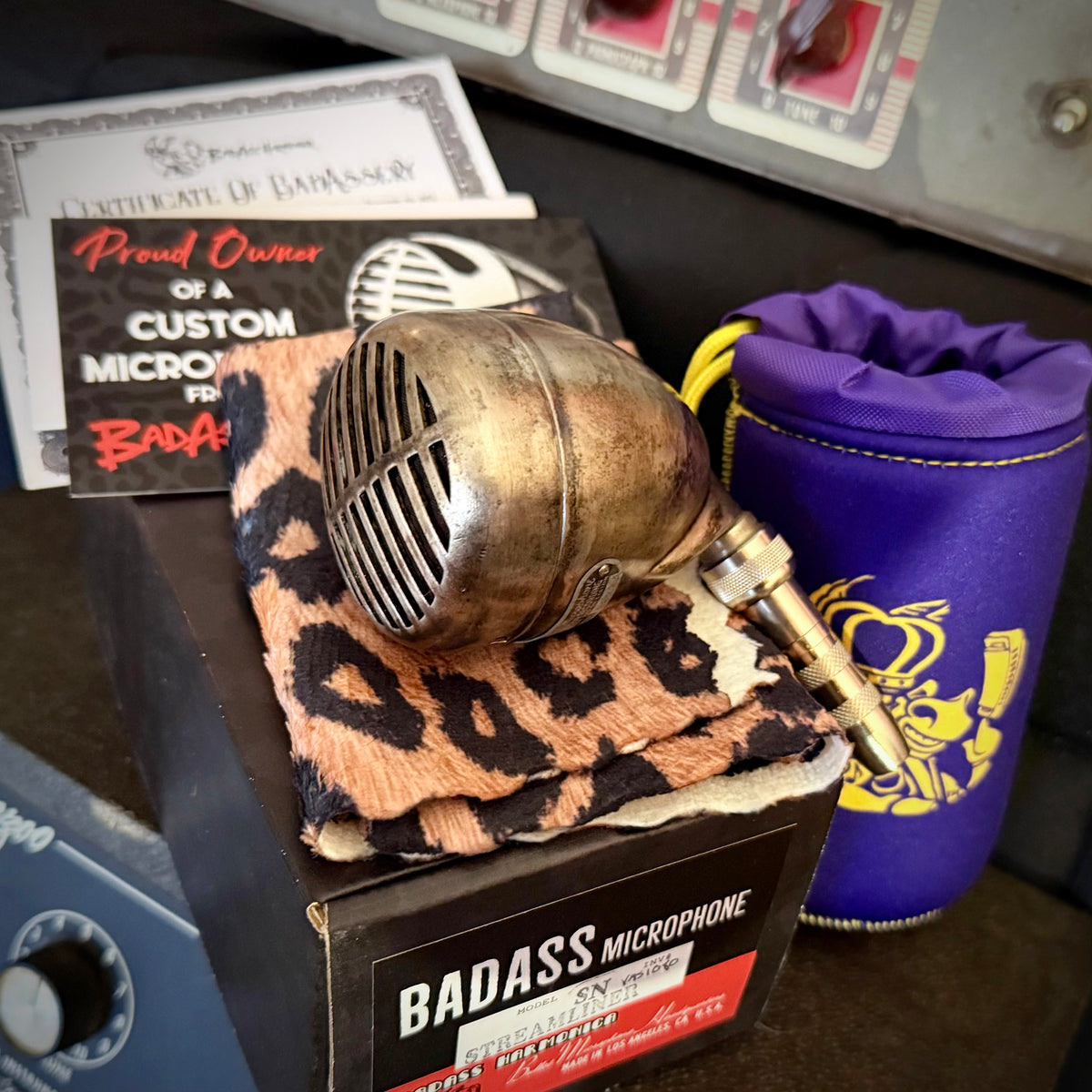 VMS1080 - Custom Shure Small-Shell, Brush Crystal