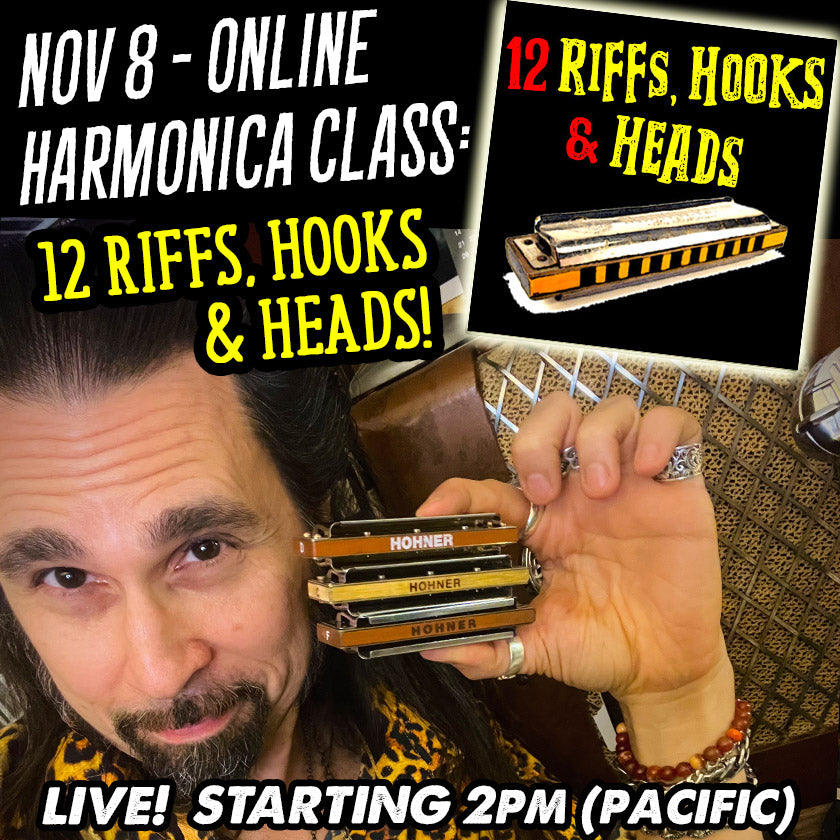 SAT NOV 8: 12 Riffs, Hooks & Heads