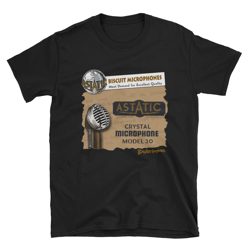 Astatic Biscuit Microphone T-shirt