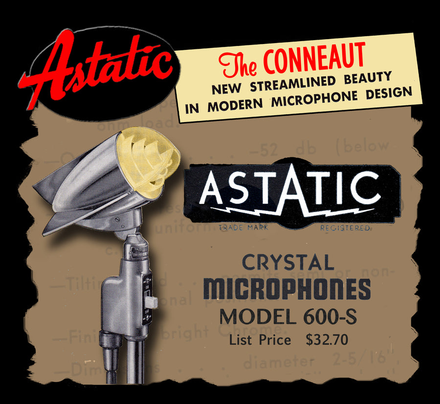 Astatic 600 Microphone T-shirt #2