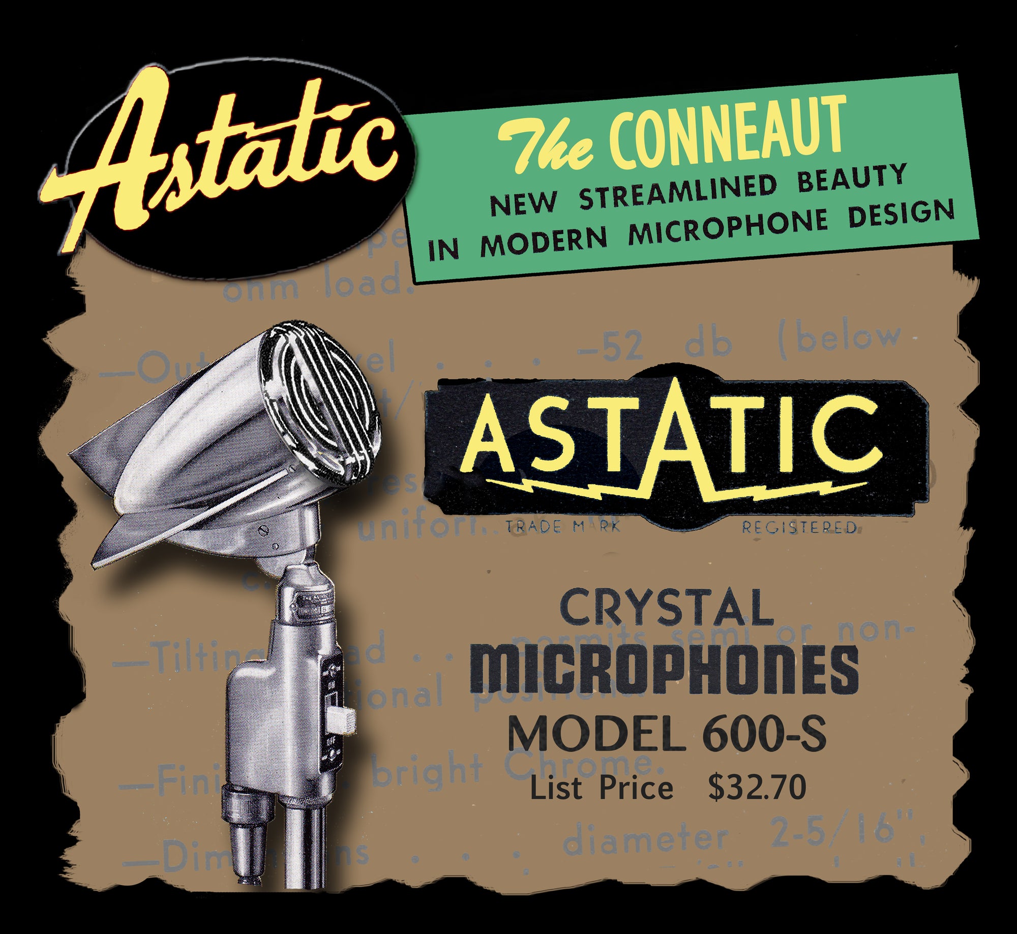 Women's Astatic 600 Microphone T-shirt #1