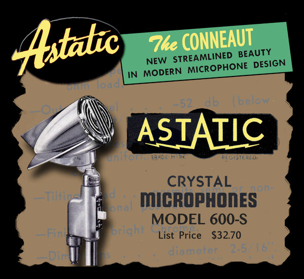Astatic 600 Microphone T-shirt #1
