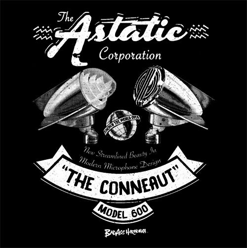 Women's Astatic 600 Microphone Retro T-shirt