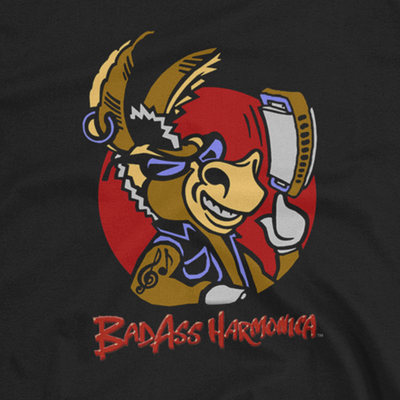 BadAss Harmonica T-shirt
