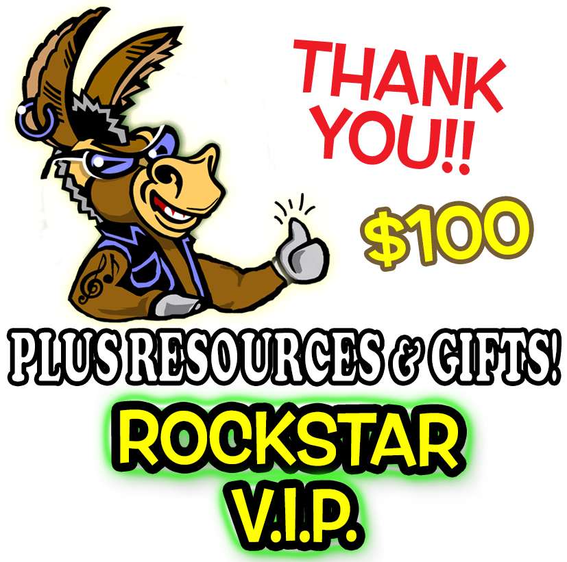 $100 Donation Registration Q&A Rockstar VIP
