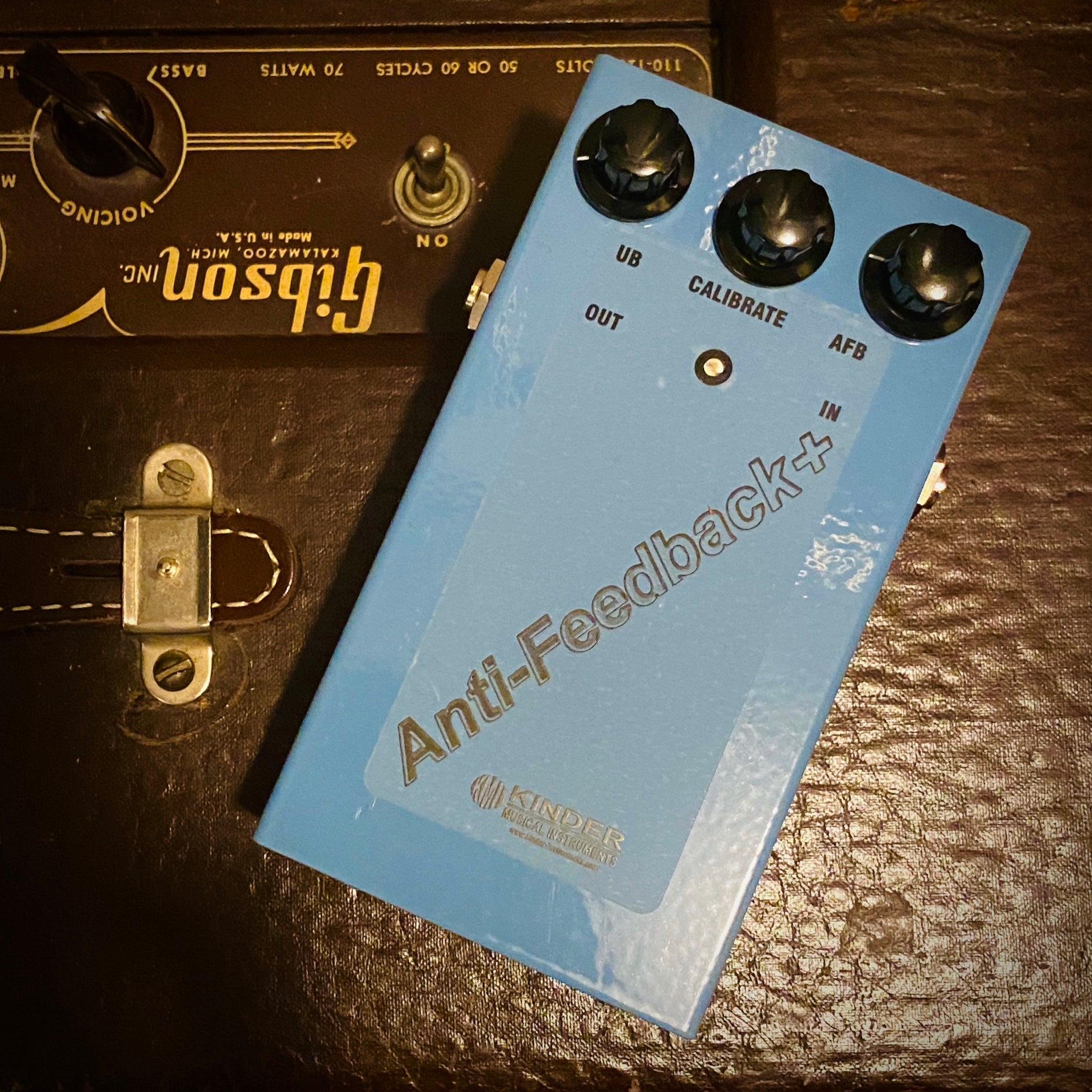 anti feedback pedal Best Blues Harmonica Anti-Feedback+ Box Pedal by Kinder