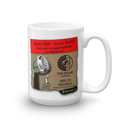 Shure 520 Green Bullet Big Coffee Mug (15oz)