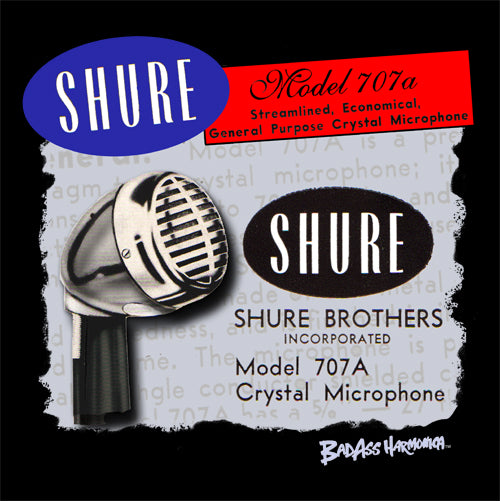 Women's Shure 707A Microphone T-shirt