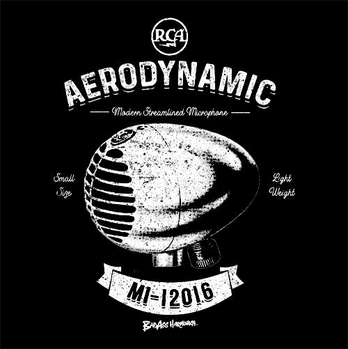 RCA Aerodynamic Retro Microphone T-shirt