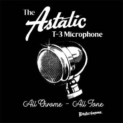 Women's Astatic T-3 "All Chrome" Microphone T-shirt