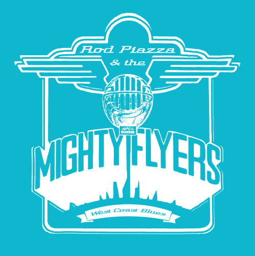 Women's Rod Piazza & Mighty Flyers T-shirt (Blue)