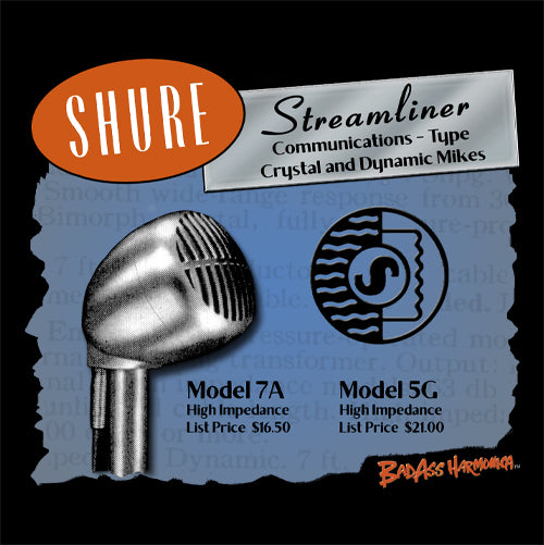 Women's Shure Streamliner Microphone T-shirt