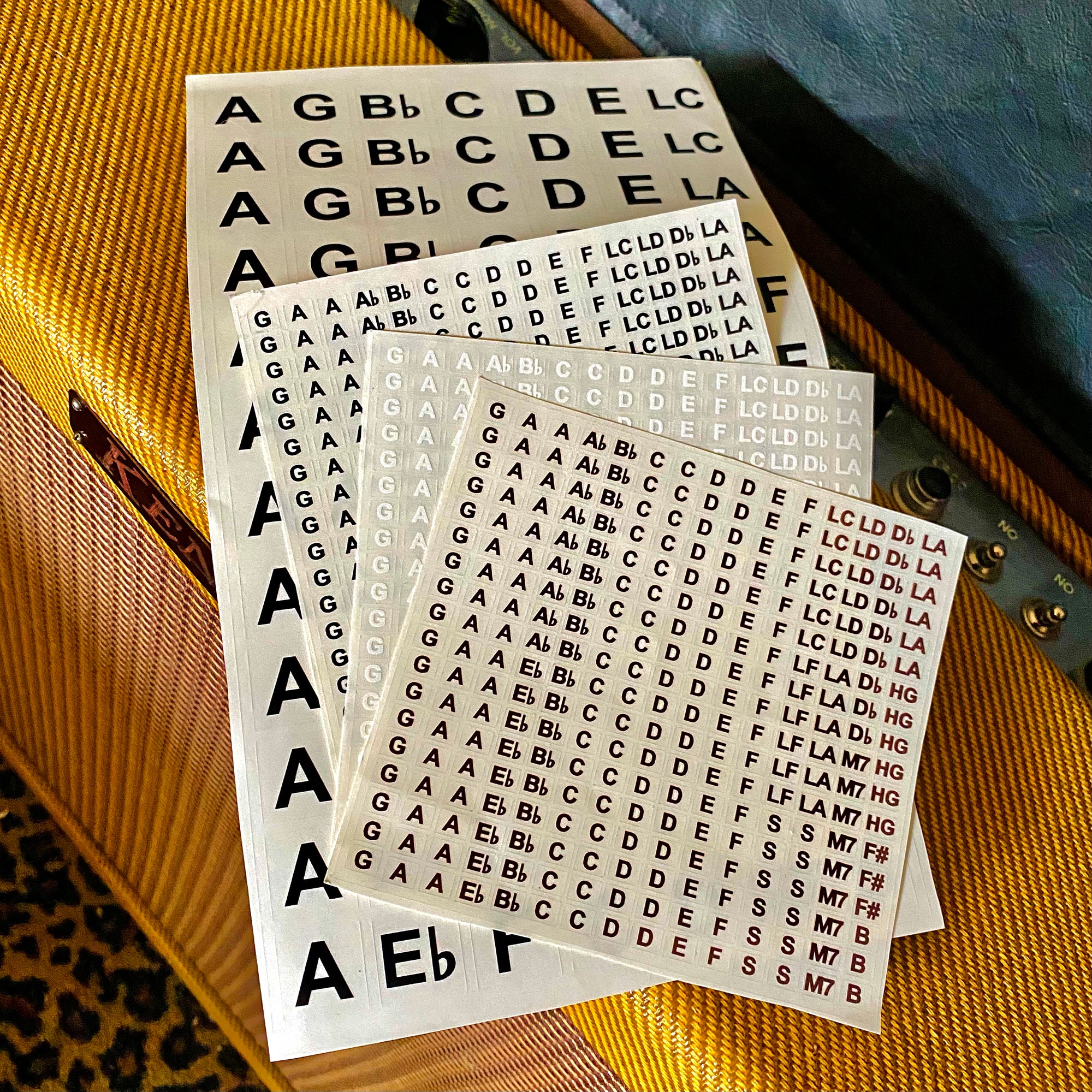 CombKey™ & CoverKey™ Harmonica Key Stickers