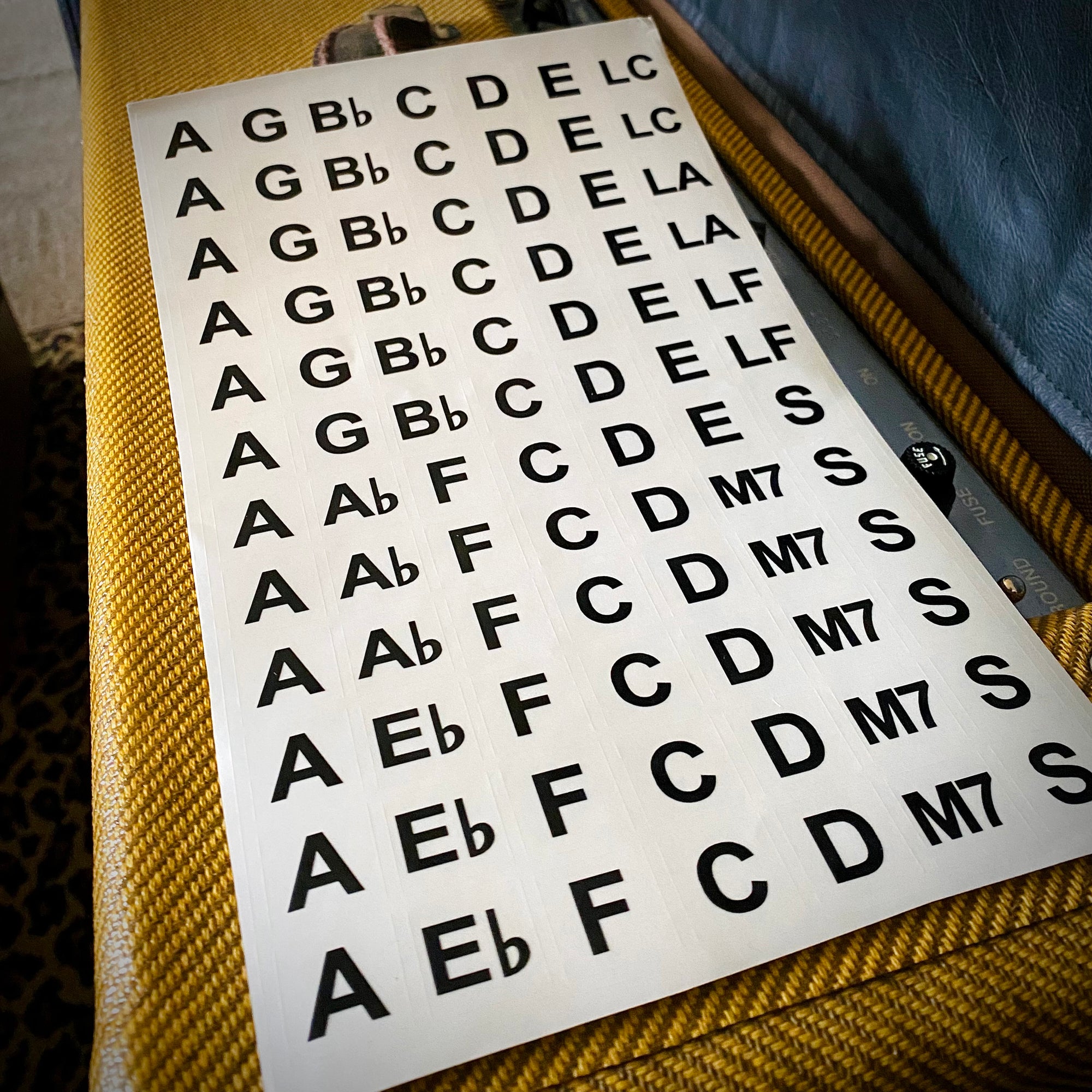 CombKey™ & CoverKey™ Harmonica Key Stickers