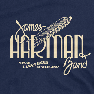 James Harman Band NAVY T-shirt