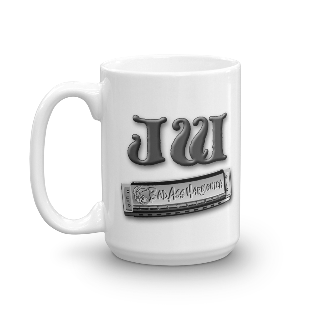 Junior Wells BadAss Harmonica Coffee Mug