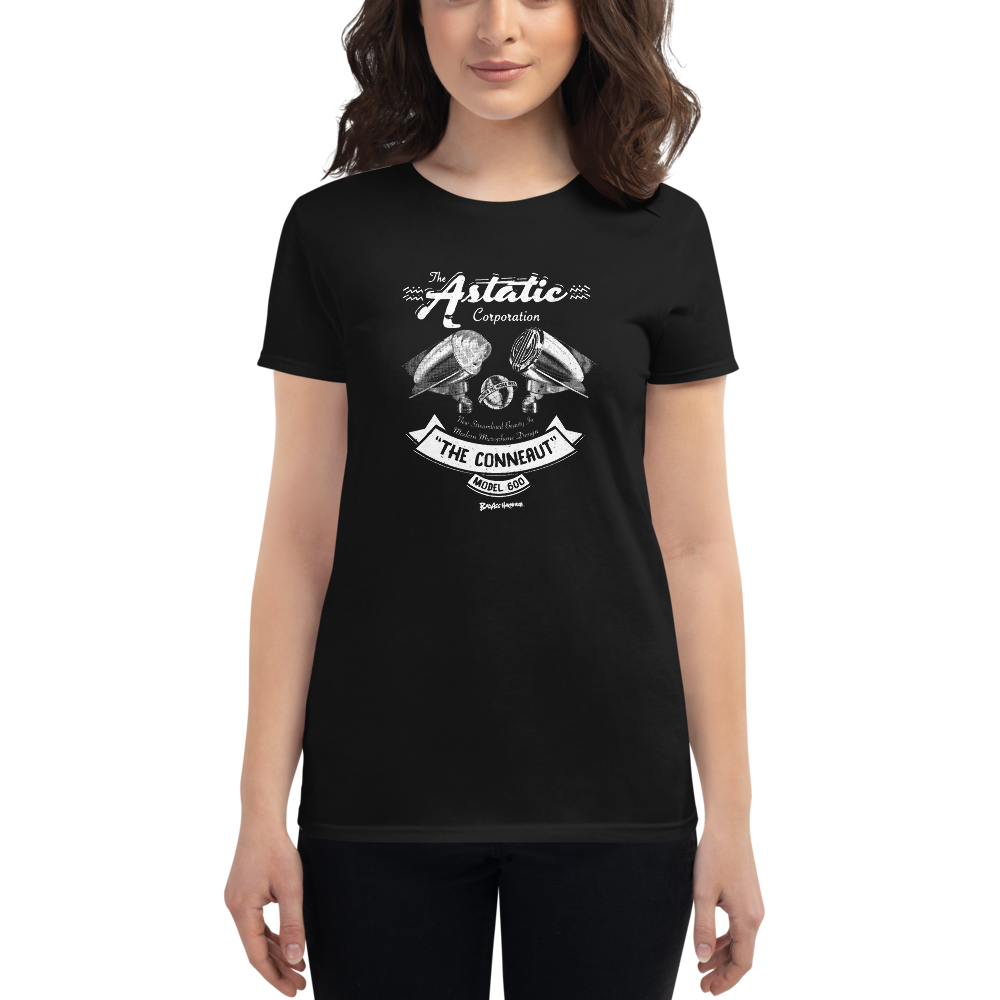 Women's Astatic 600 Microphone Retro T-shirt