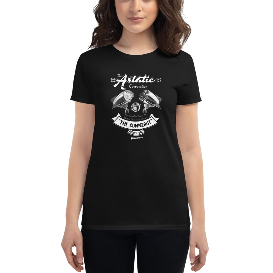 Women's Astatic 600 Microphone Retro T-shirt
